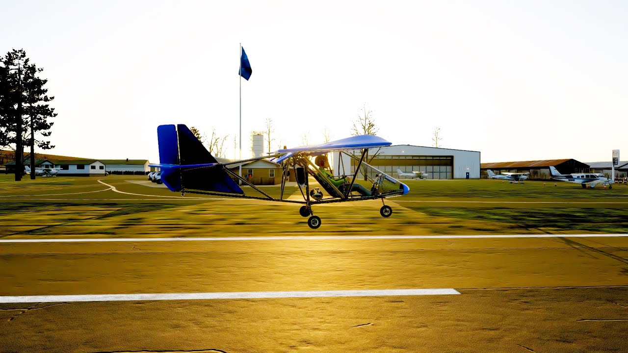 Aerolite 103 Take off and Landing in X-Plane 12 Flight Simulator | @ssvaircrafts
