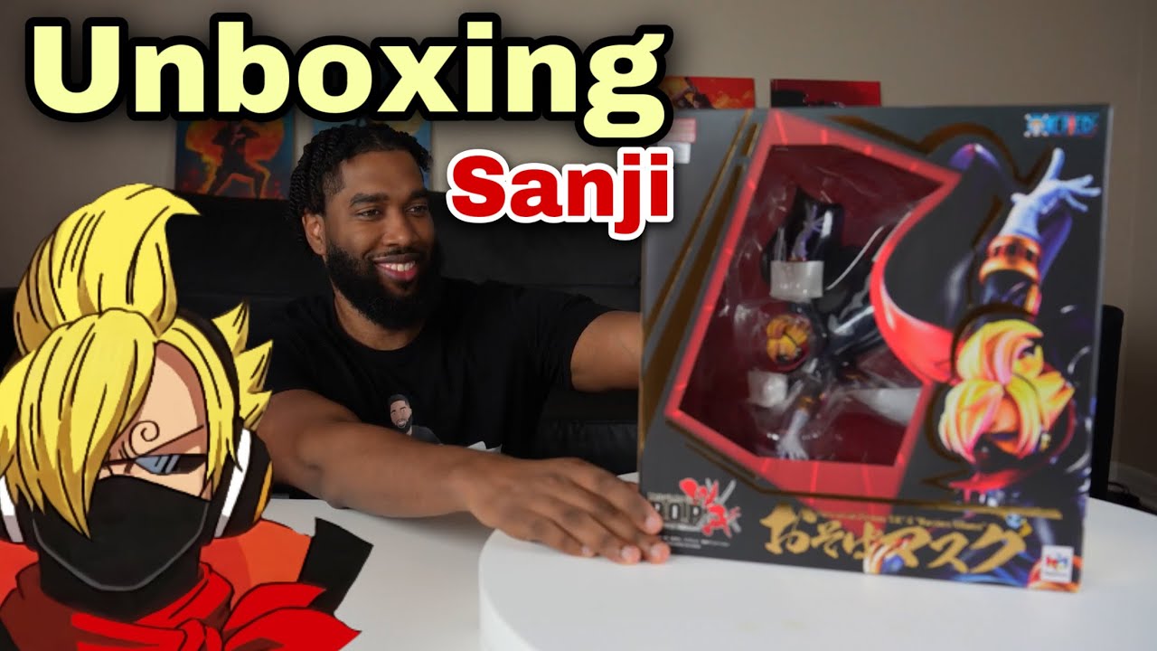 One Piece Unboxing - Sanji | P.O.P. Warriors Alliance O-Soba Mask | Megahouse | Stealth Black