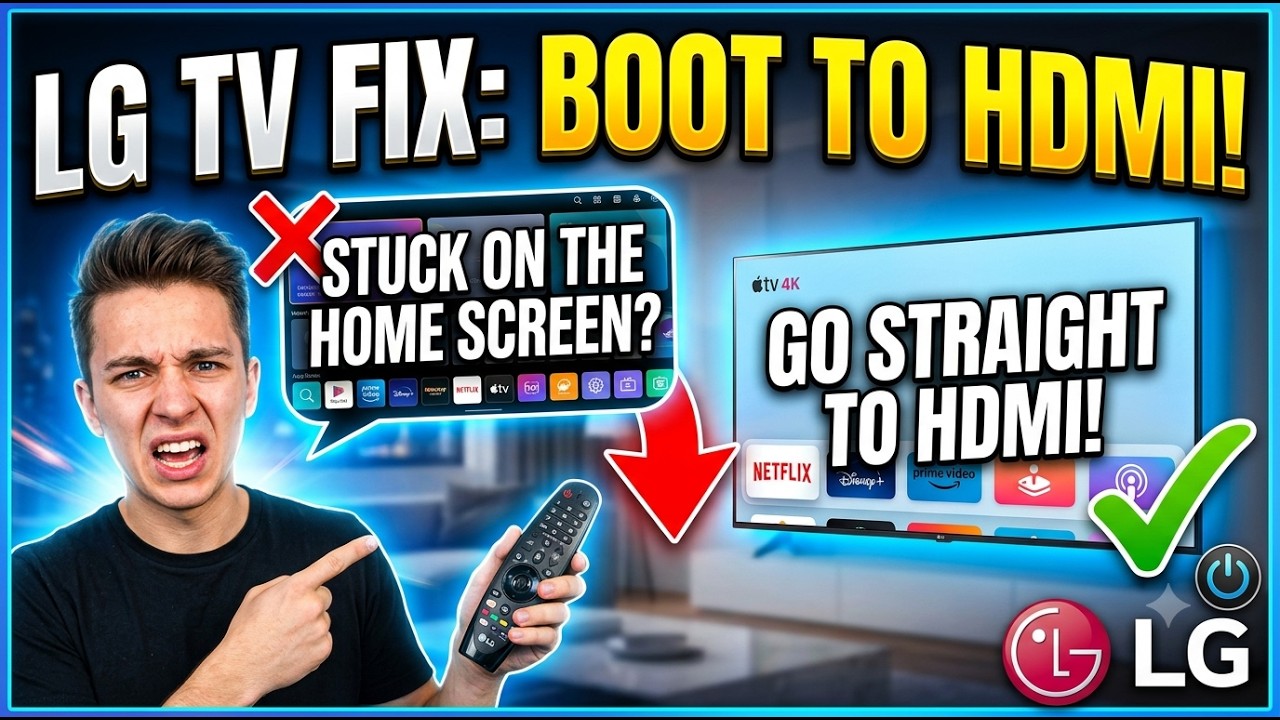 How to Set an LG TV to Default to HDMI Device