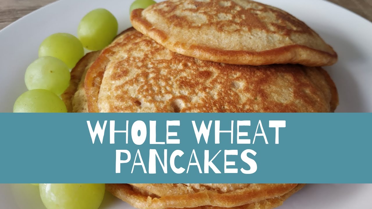 WHOLE WHEAT FLOUR (ATTA) PANCAKE RECIPE WITHOUT EGGS/ HEALTHY PANCAKE RECIPE FOR KIDS
