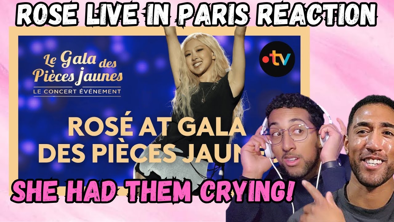 RAPPERS REACT TO ROSE PERFORMING LIVE IN PARIS