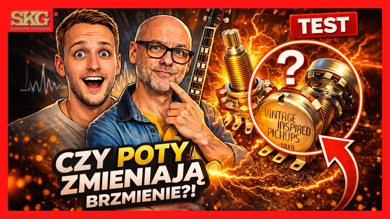 Jak potencjometry wpływają na brzmienie gitary? TEST CTS vs VIPots | POGAWĘDKI O GITARACH odc. 40