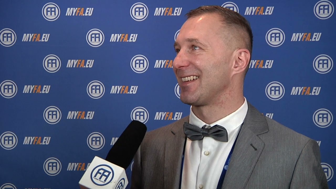 Arkadiusz Kwella podczas X Jubileuszowego Konwentu Football Academy