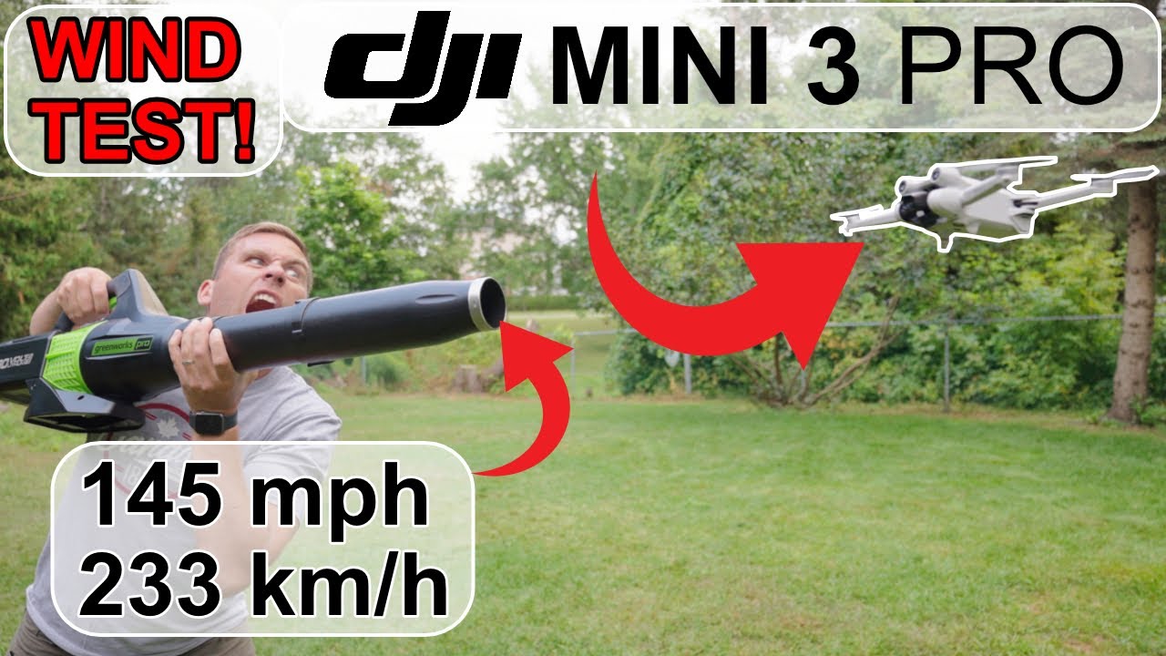 Испытание DJI Mini 3 Pro на экстремальный ветер! Скорость ветра — ураган 4 категории!
