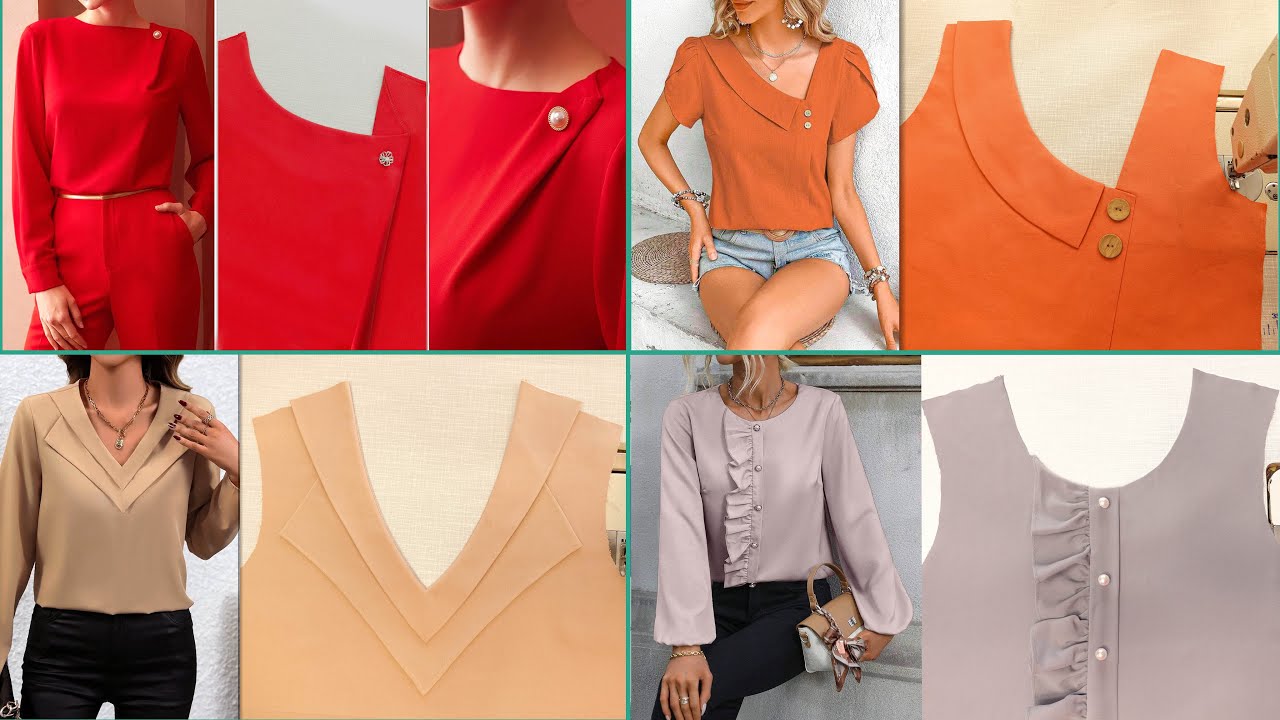 4 различных успешных метода шитья воротника и очень важные советы по шитью.