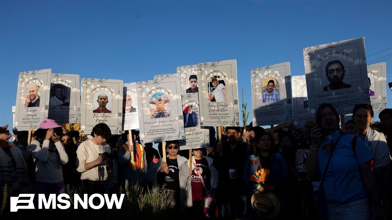 Faith leaders make HISTORIC 96-mile pilgrimage to protest &lsquo;EXTREME CONDITIONS&rsquo; in ICE detention