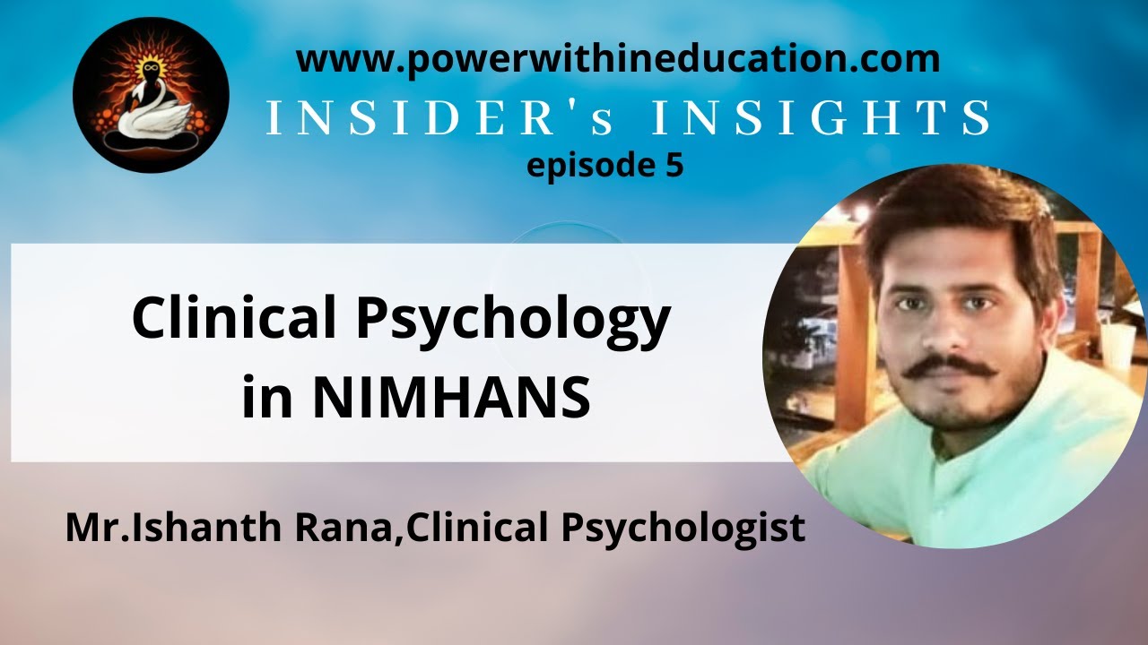 Pursuing MPhil in CLINICAL PSYCHOLOGY from NIMHANS - Part 1 | Admissions, Entrance Exam & Interviews