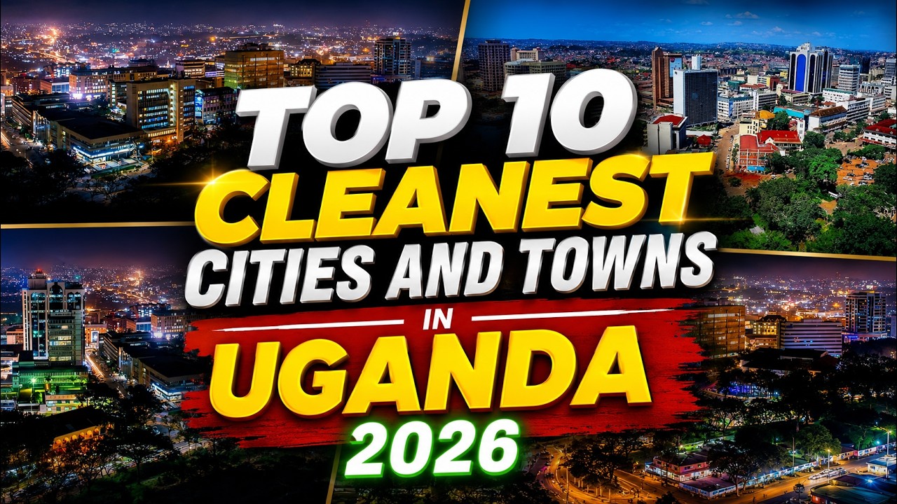TOP 10 CLEANEST CITIES AND TOWNS IN UGANDA 2026