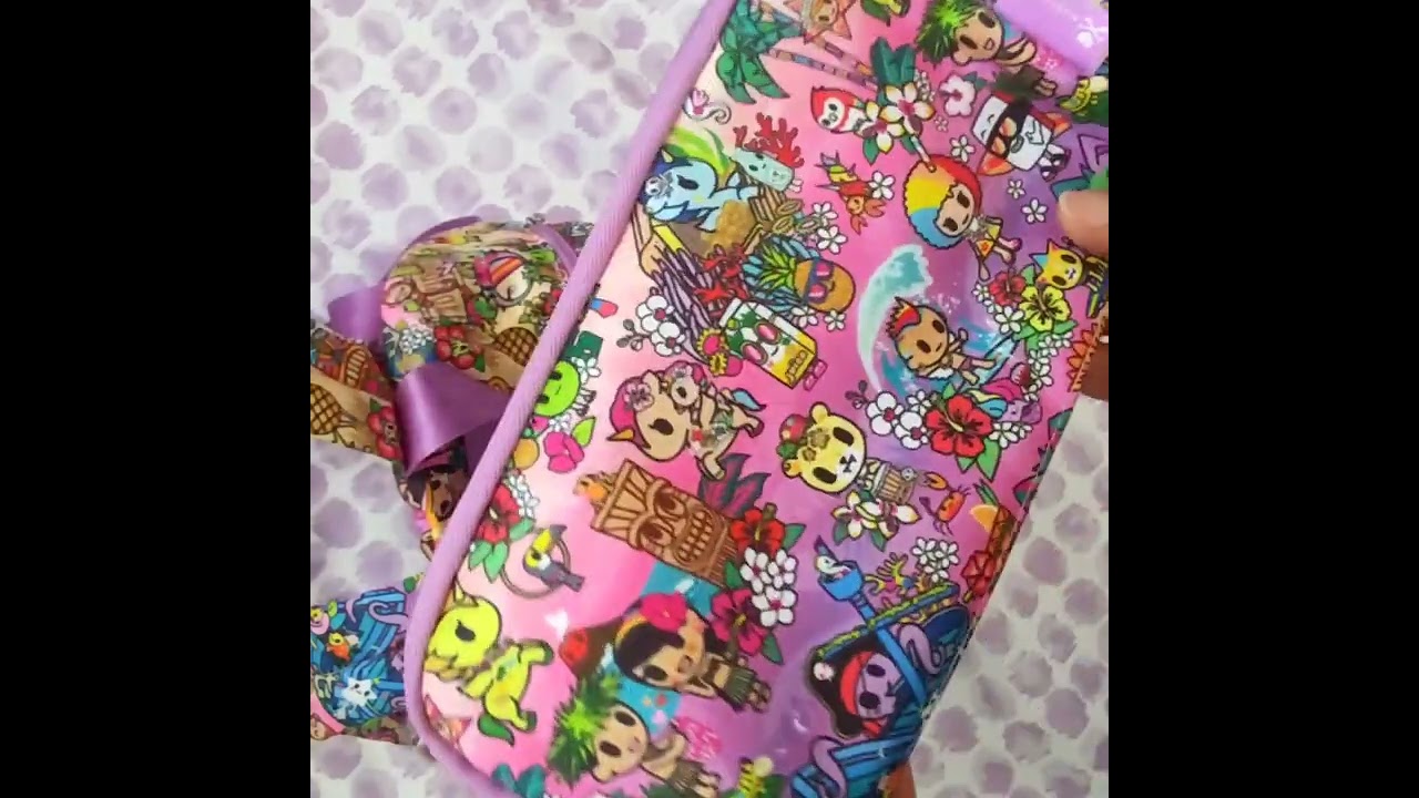 Jujube&times;tokidoki tokitiki Everyday mini backpack packing video