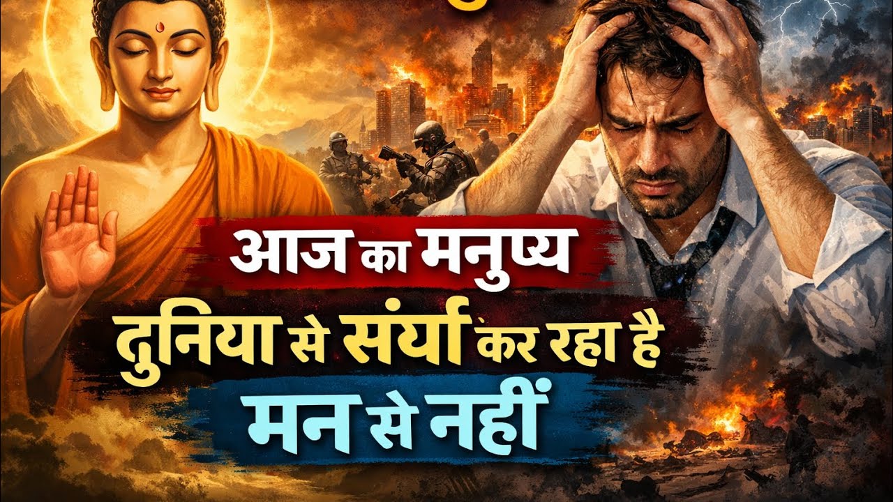 आज का मनुष्य दुनिया से नहीं संघर्ष कर रहा  #trending  #motivation 