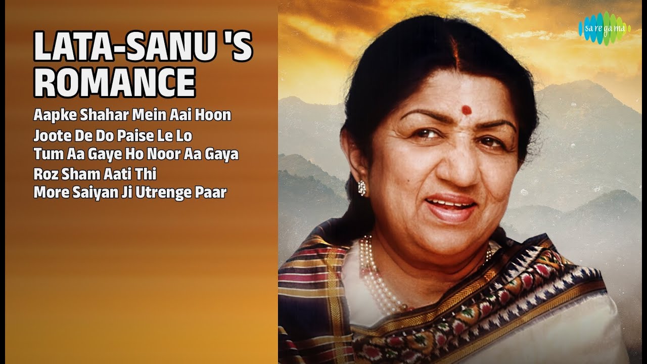 लता-सानु के रोमांटिक नगमें | Lata Mangeshkar Songs | Aapke Shahar Mein Aai Hoon