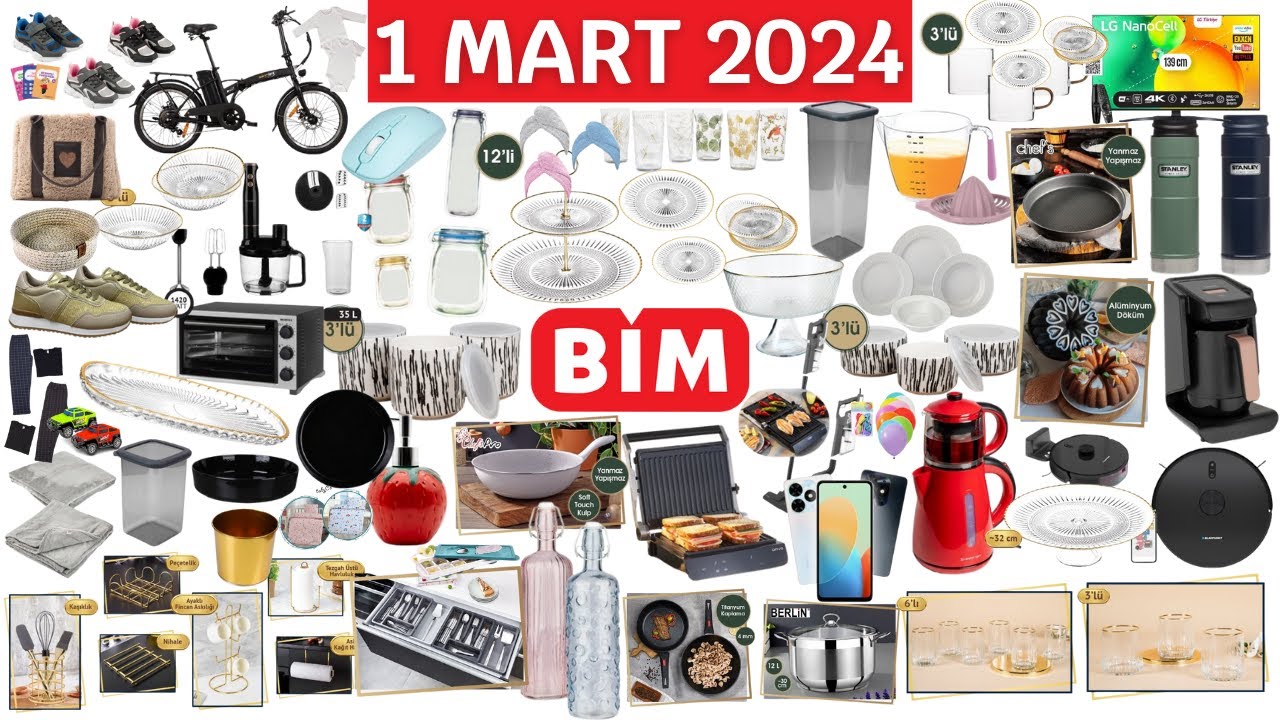 RESMİ KATALOGDAN ✅ | BİM 1 MART 2024 | BİM İNDİRİMLERİ | BİM AKTÜEL | BİM MARKET KAMPANYA