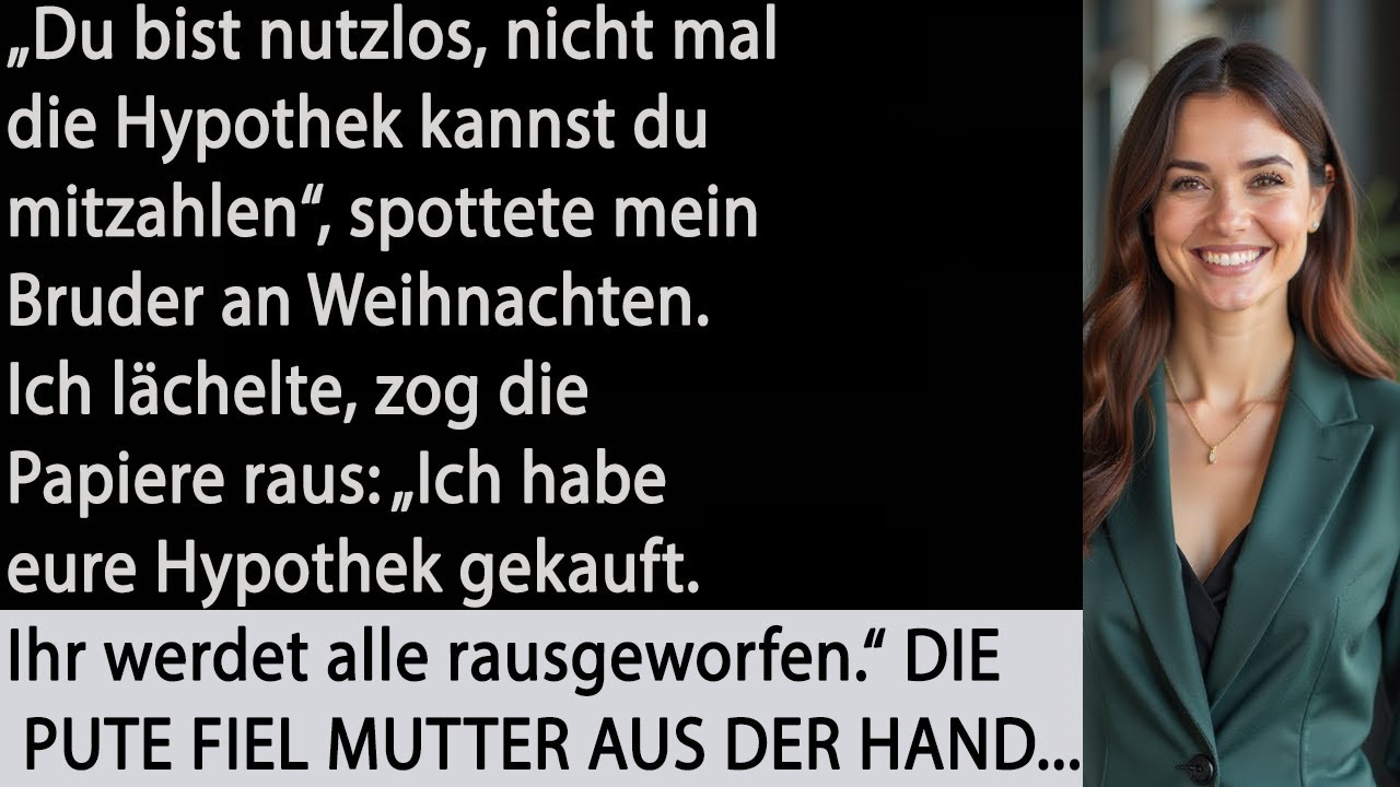 SIE NANNTEN MICH NUTZLOS – DOCH AN WEIHNACHTEN STAND MEIN NAME PLÖTZLICH AUF IHREM RÄUMUNGSBESCHEID