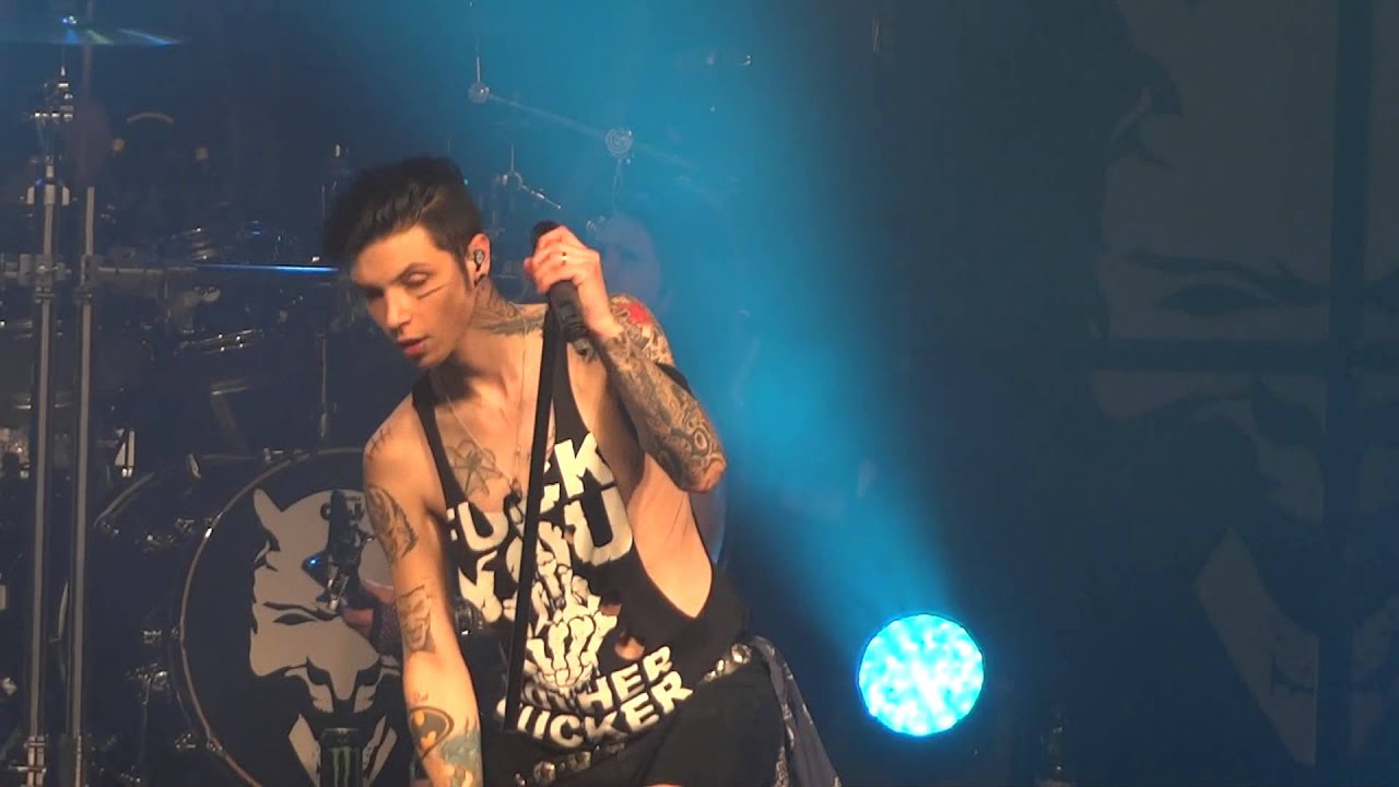 Black Veil Brides - Rebel Love Song (04 December 2013 Vienna, Austria) HD