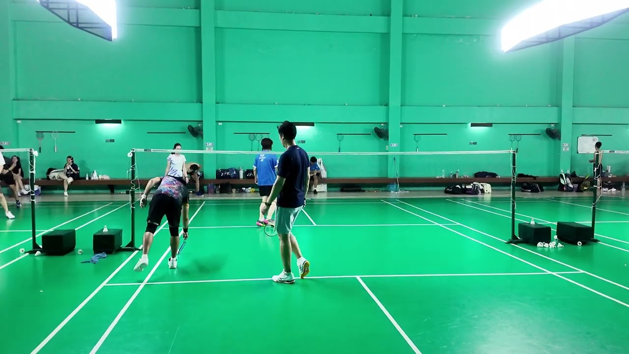 Mega Badminton 23/02/2026 -01 #ก๊วนแฮปปี้  #ตีแบดมินตัน#ตีแบด 