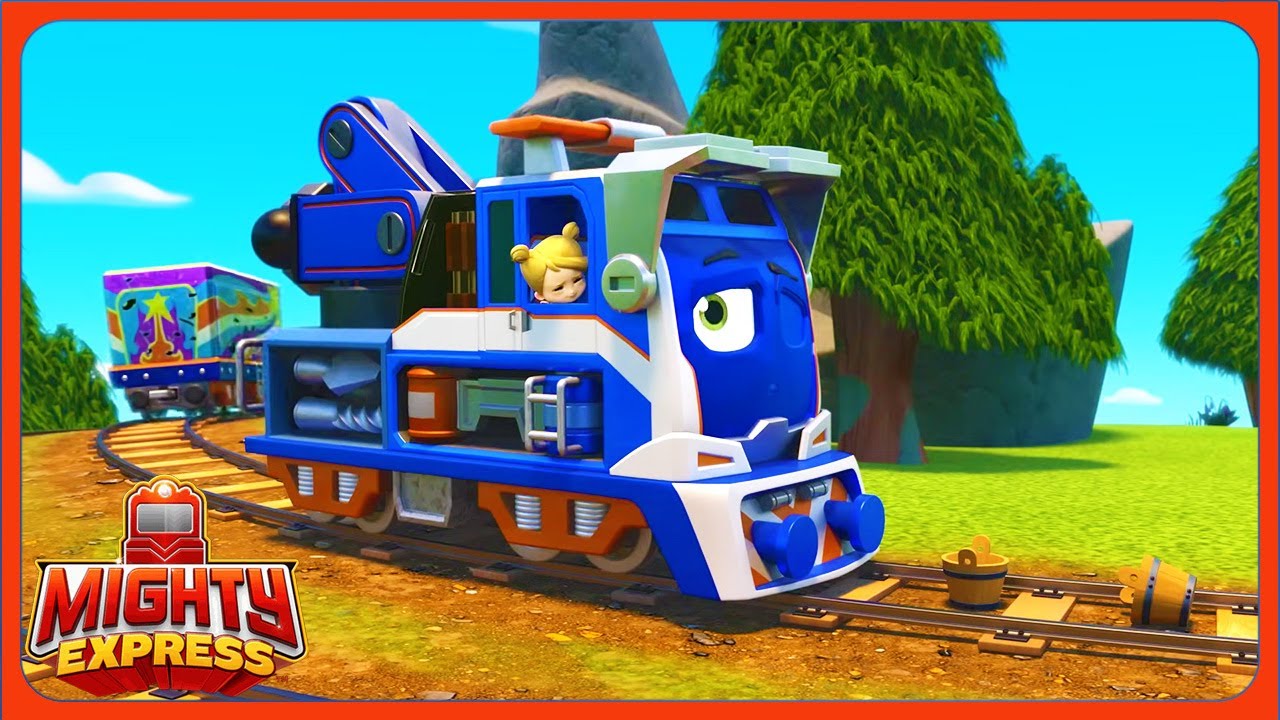 A Big Spooky Trip! (Compilation) | Mighty Express | Cartoons For Kids