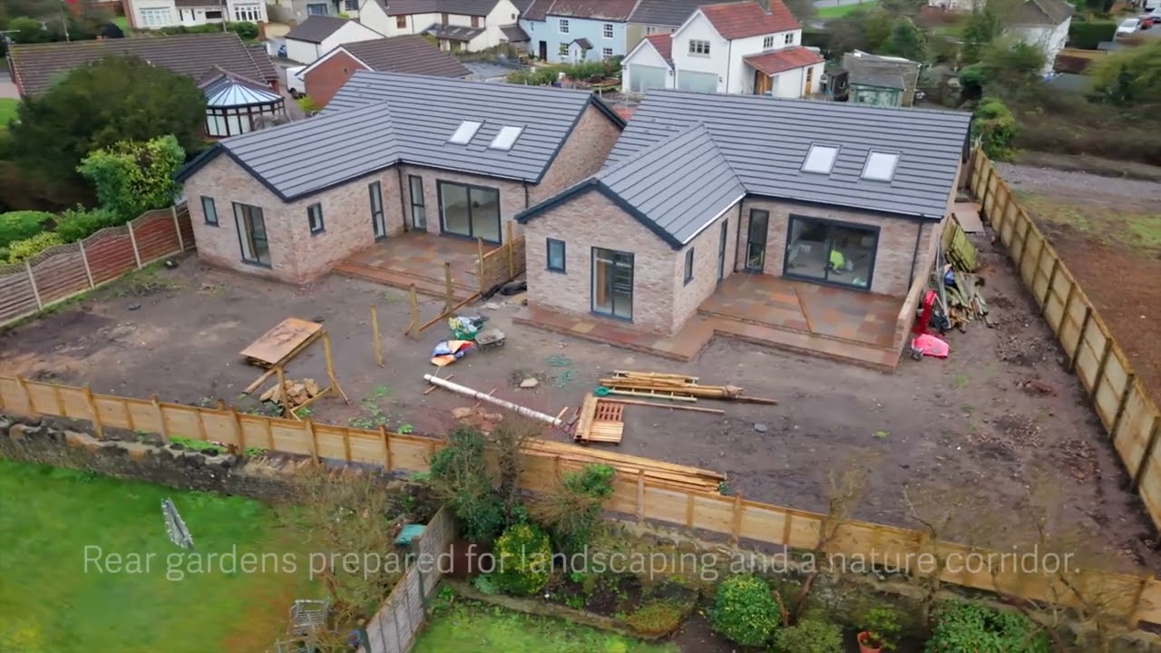 Alveston Eco Bungalows | Drone Site Update | South Gloucestershire