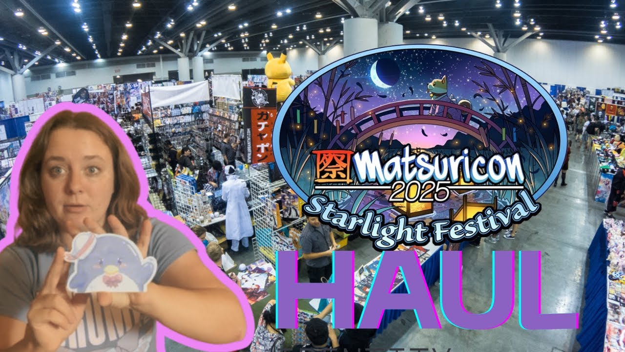 I Went to an Anime Con Artist Alley! This is my HAUL! // Matsuricon 2025