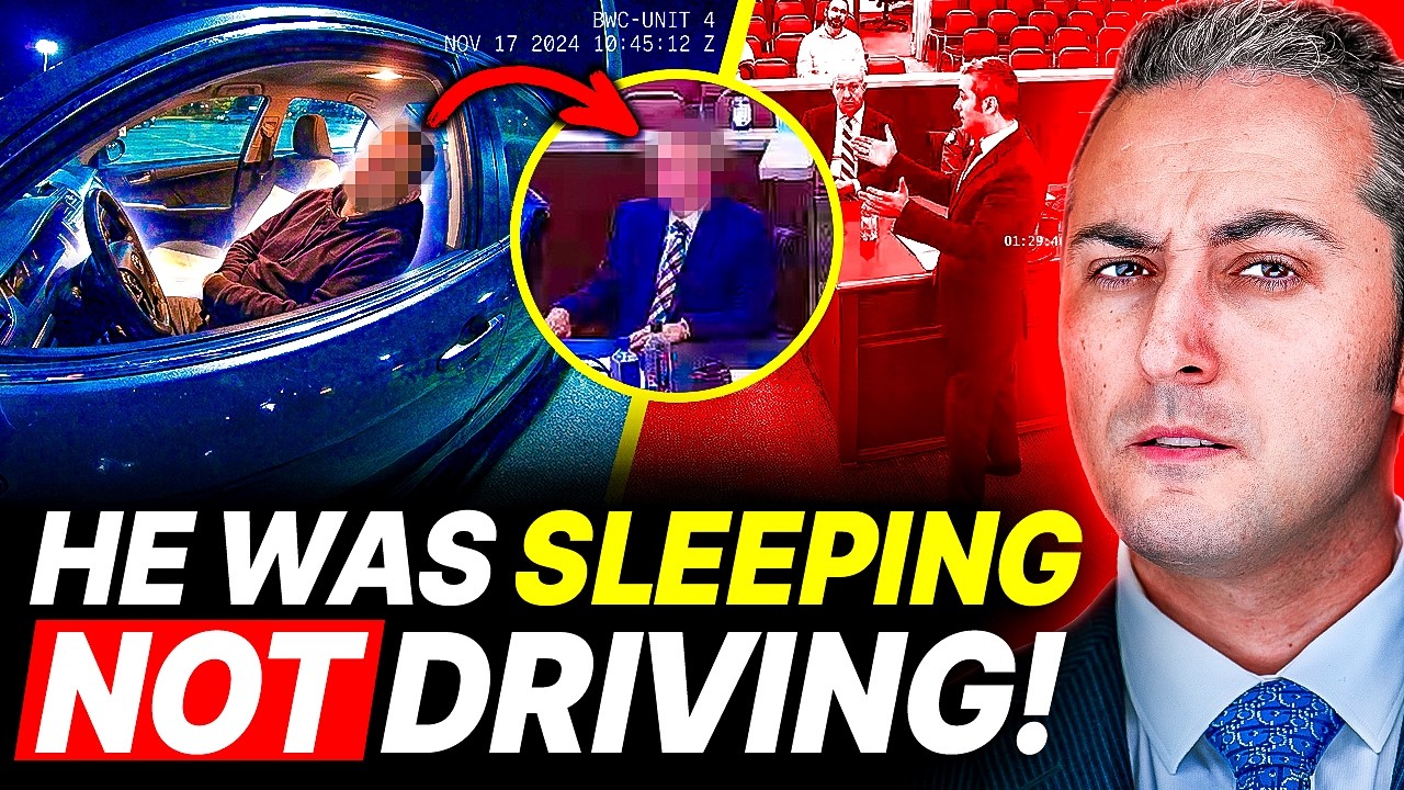 He Was Sleeping, Not Driving, Under the Influence