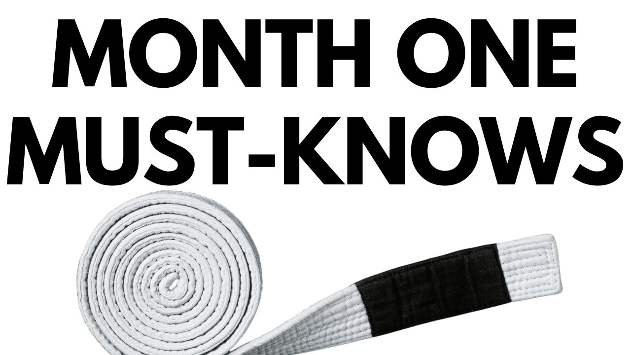 5 Tips for BJJ Students Who Have Been Training for a Month