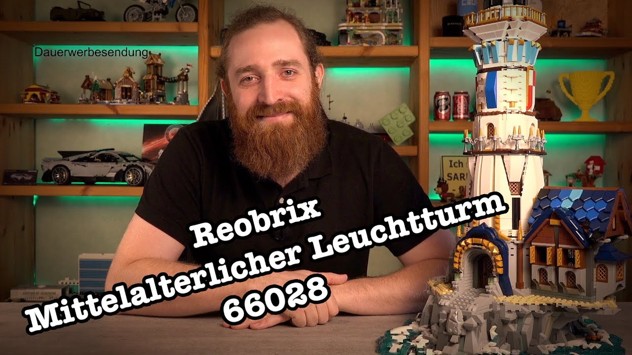 Er ist groß, schön und einfach wunderbar - Reobrix 66028 Mittelalterlicher Leuchtturm