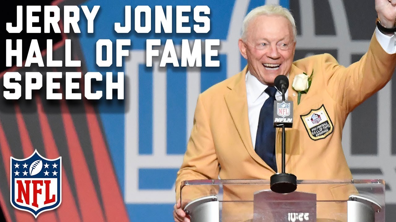 Jerry Jones' Hall of Fame Speech | 2017 Pro Football Hall of Fame | NFL