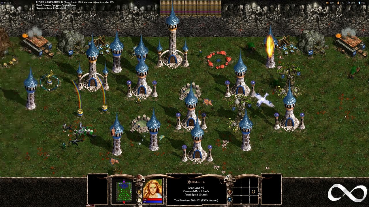 Warlords Battlecry III, AI Battle, Fey vs Knight