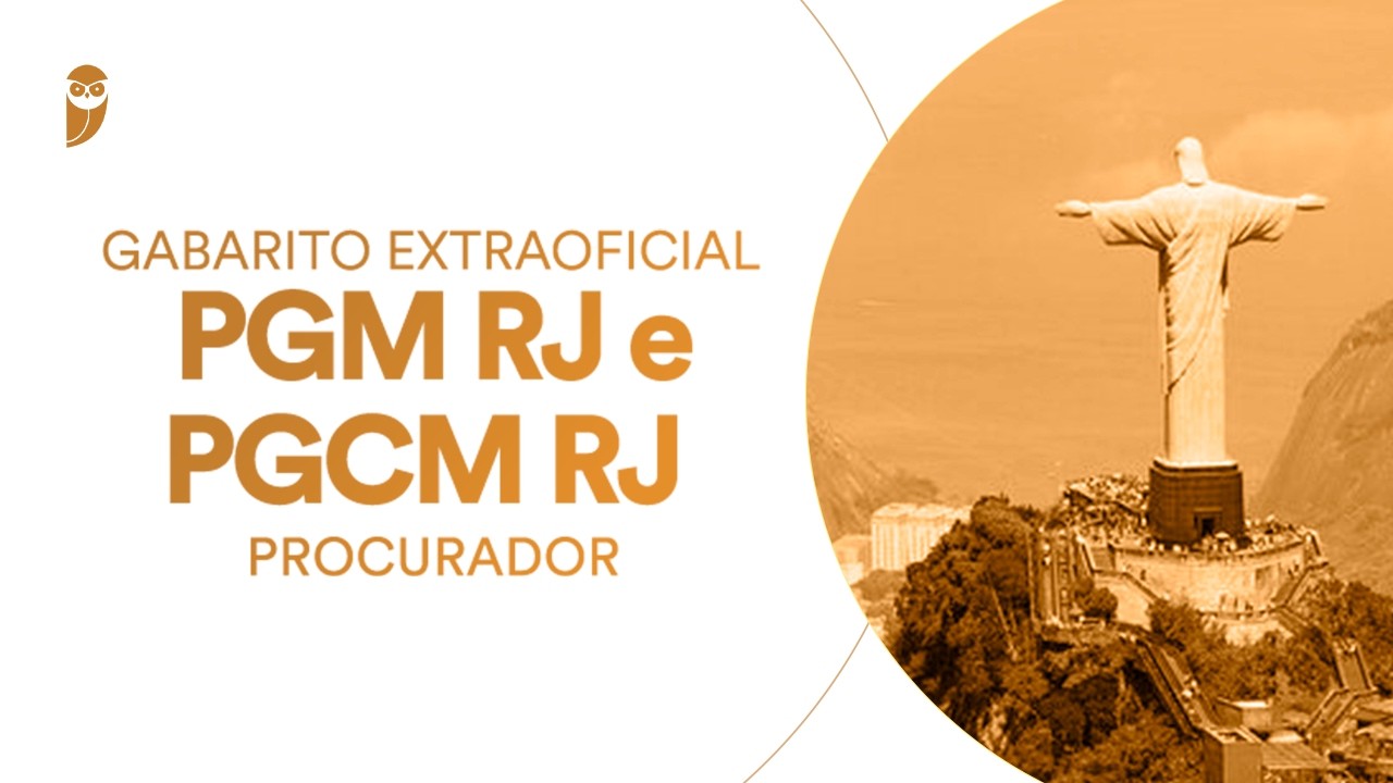 Gabarito Extraoficial PGM RJ e PGCM RJ (Procurador)