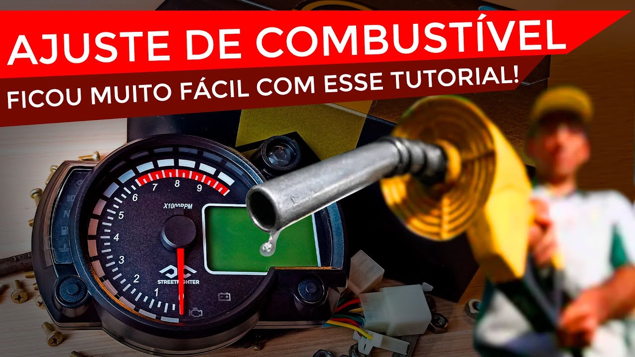 Configura&ccedil;&atilde;o de combust&iacute;vel no painel universal StreetFighter! - SF1, SF2, Estilo CB e Cafe Racer!