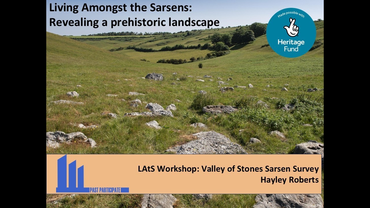 Sarsen Survey Workshop Jan 2026