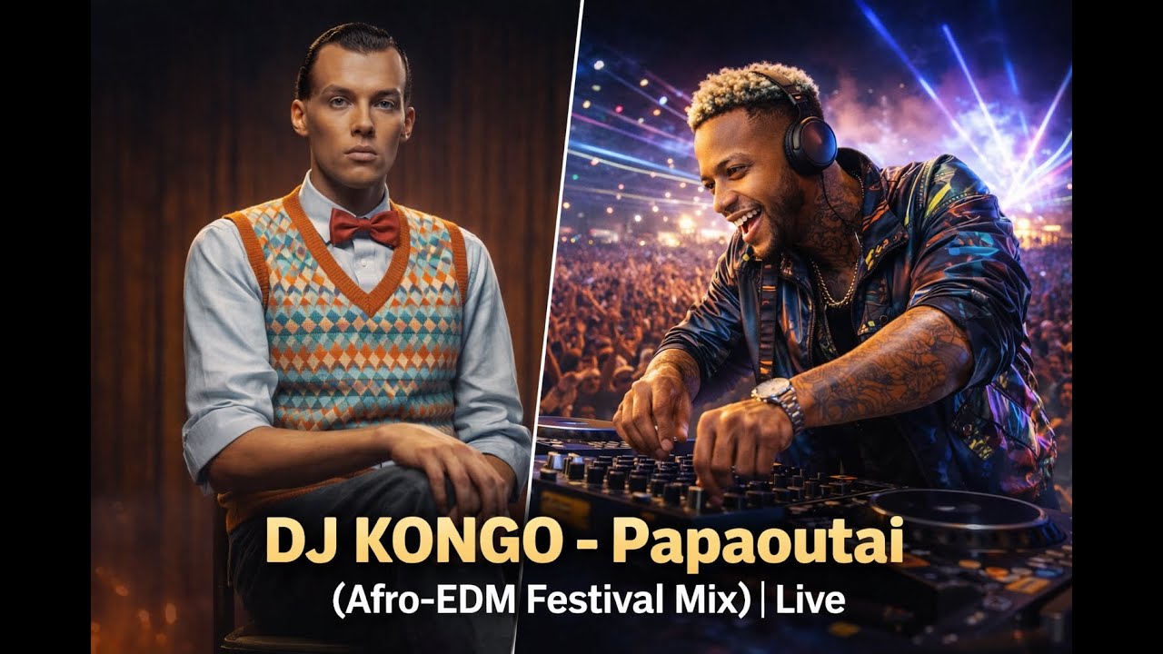 DJ KONGO - Papaoutai (Afro-EDM Festival Mix) | Live