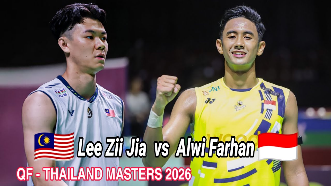 Alwi Farhan vs Lee Zii Jia || QF Thailand Masters 2026