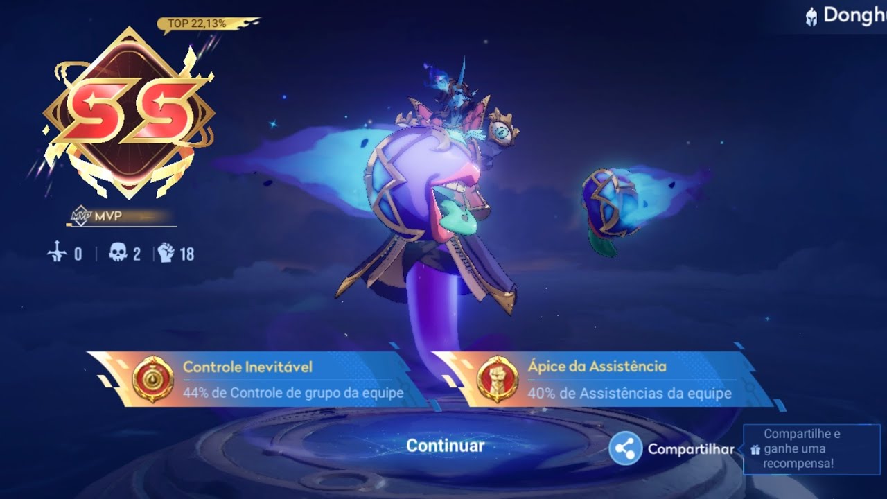 Vai ter que passar por mim!!! - Donghuang - Honor of kings 