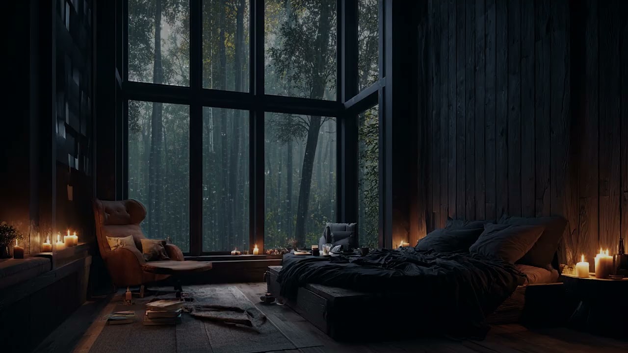Peaceful Rain Sounds with Soft Piano | Music for Deep Rest
