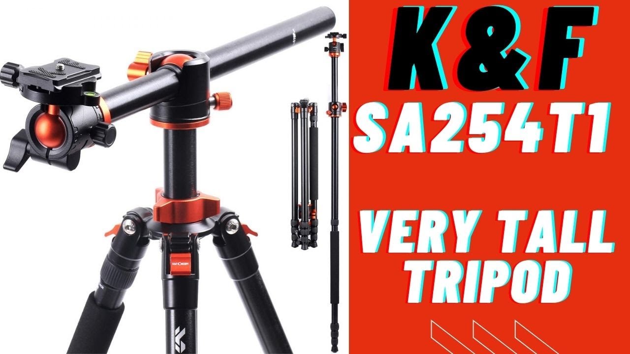 Best tall tripod | K&F Concept SA254T1 REVIEW