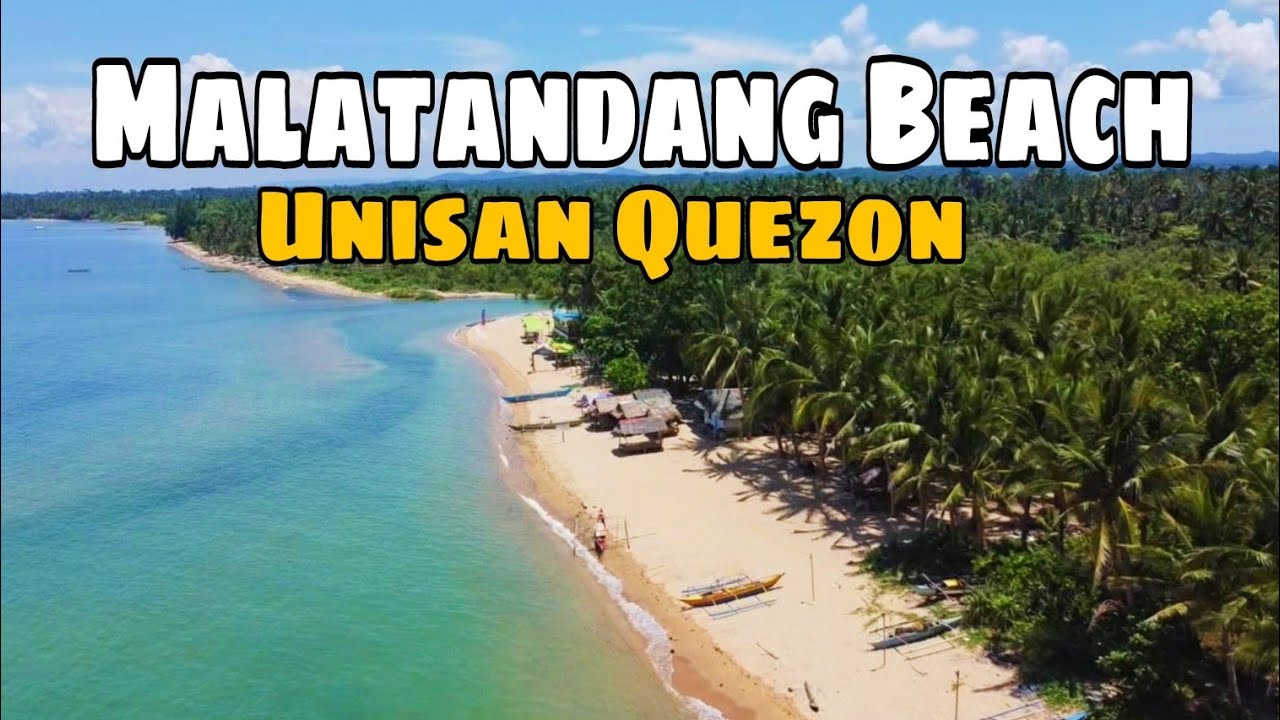 NAKAKAMANGHANG GANDA AT HABA NG MALATANDANG BEACH SA UNISAN QUEZON || RVFAMOFFICIAL