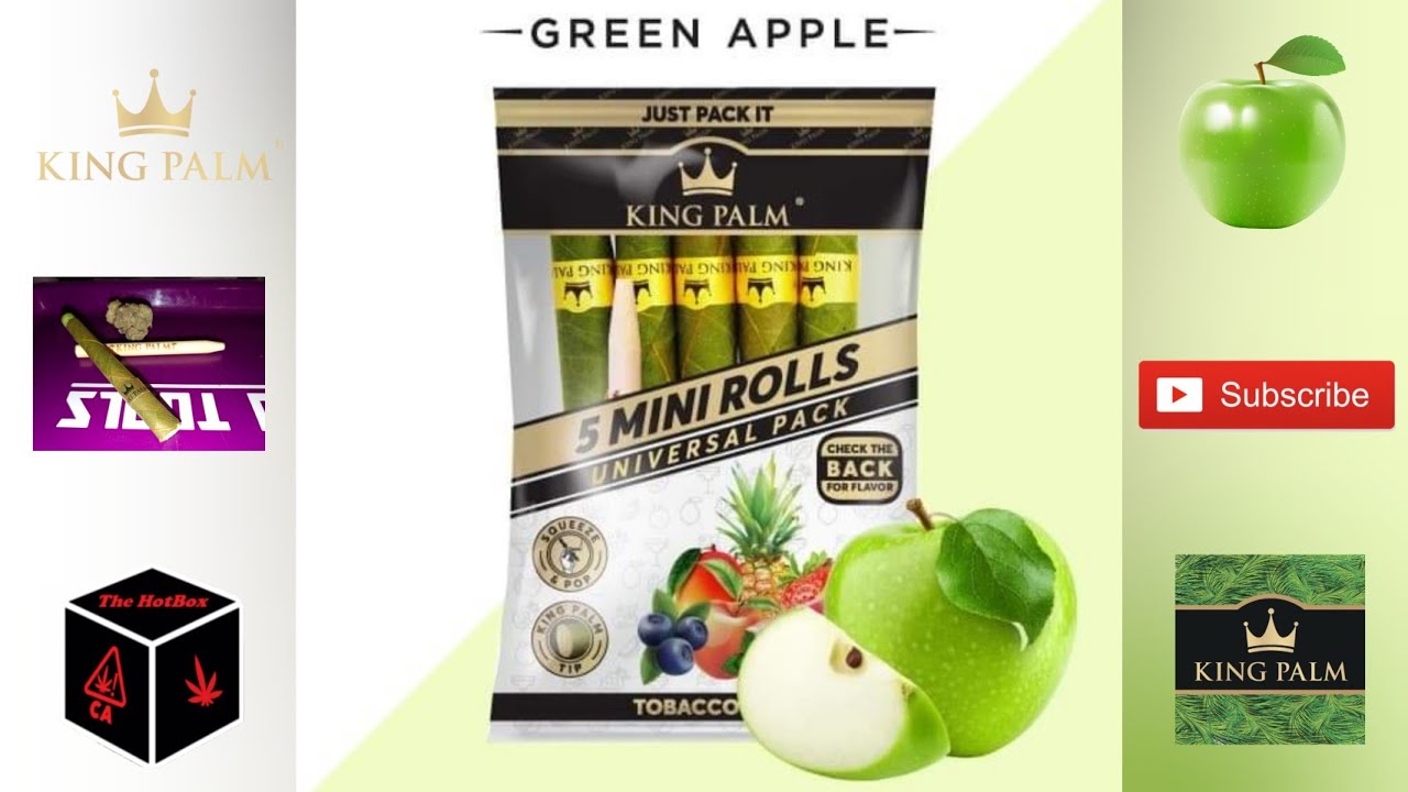 Smoking a Flavored King Palm!!! (Green Apple🍏)