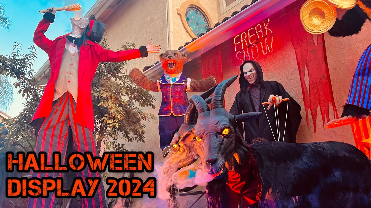 My Full Halloween Animatronic Yard Display 2024