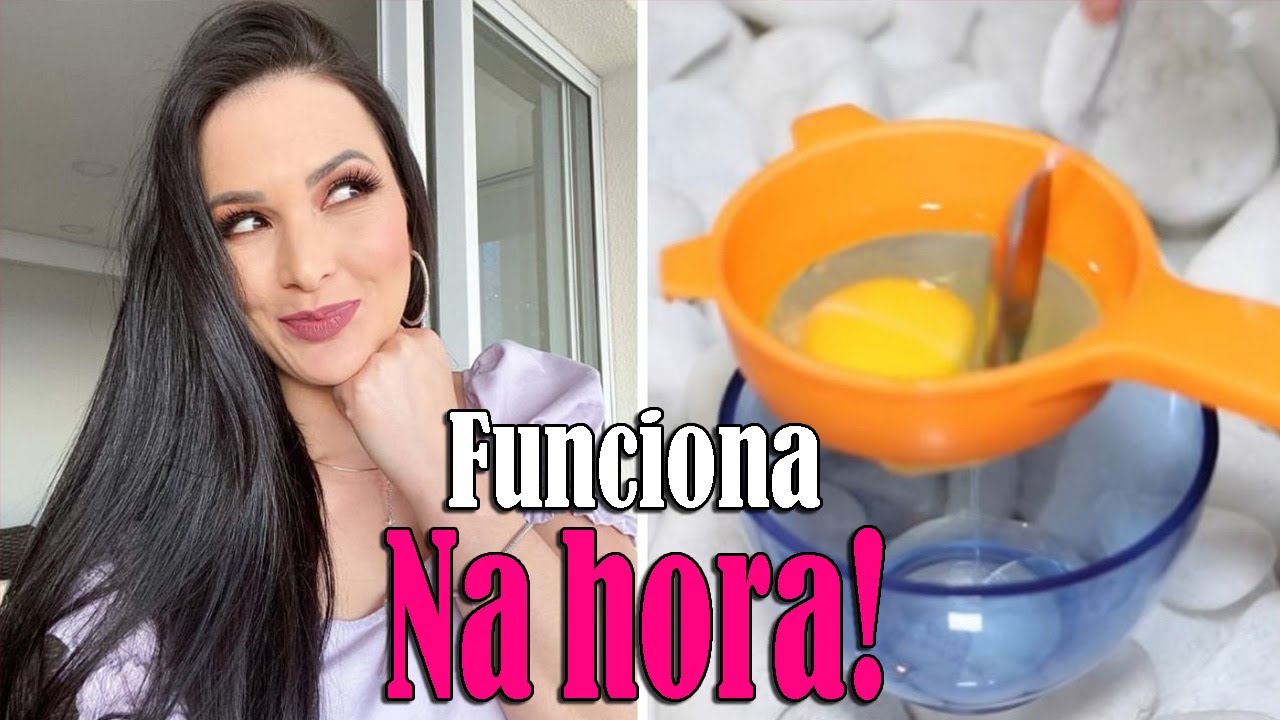 Hidratação com Gema de Ovo e Mel - Cabelo c/ MUITO BRILHO! por Julia Doorman