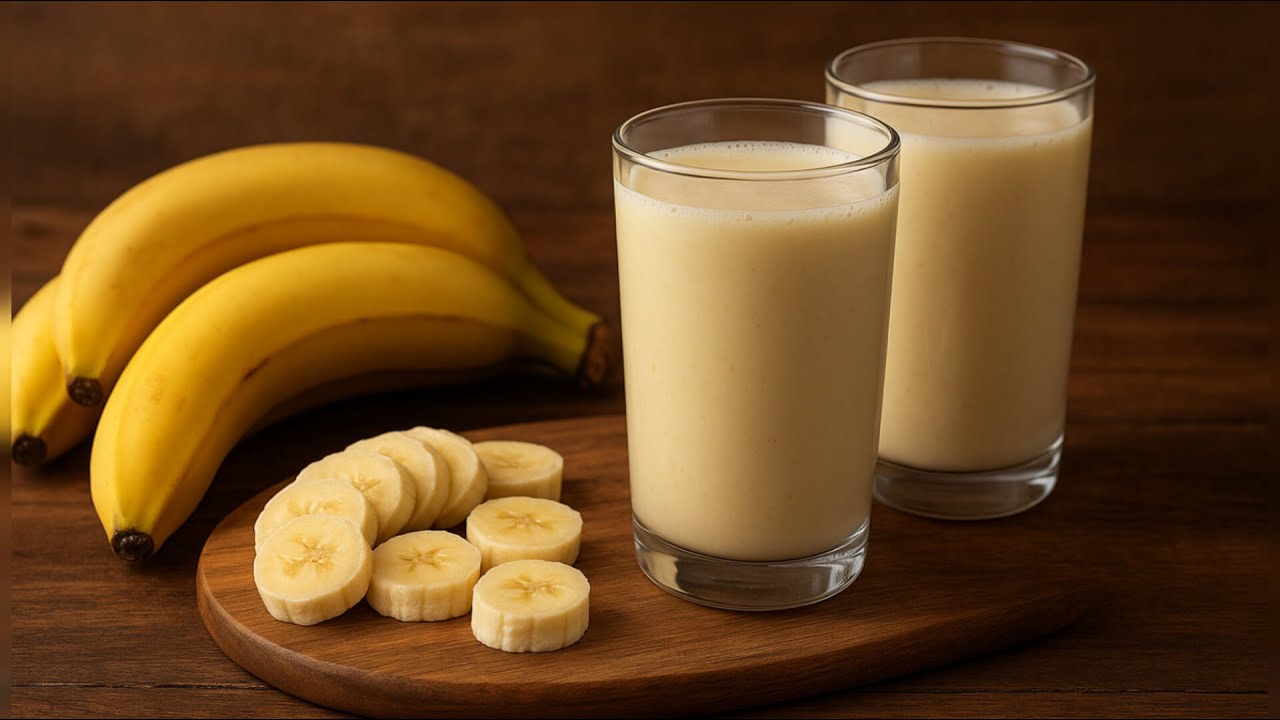 “Vlog: Making an Iranian Banana Milkshake”😍😋