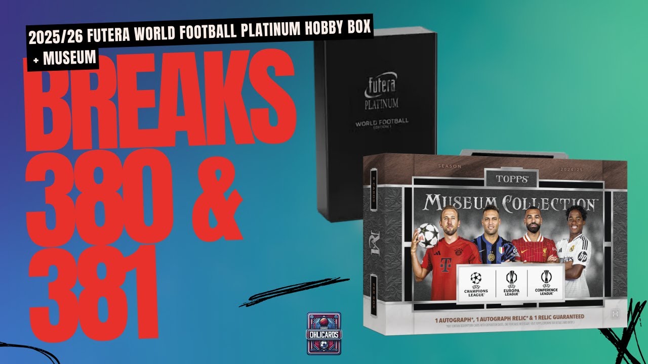 2025/26 Futera World Football Platinum Hobby Box + Museum - Brand New Product - BREAKS 380 & 381