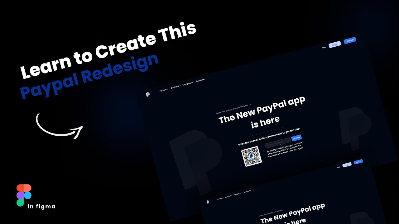 Lets create a paypal redesign in Figma | CodingFetch