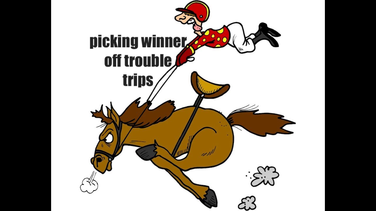 Picking long shot winner off trouble trip