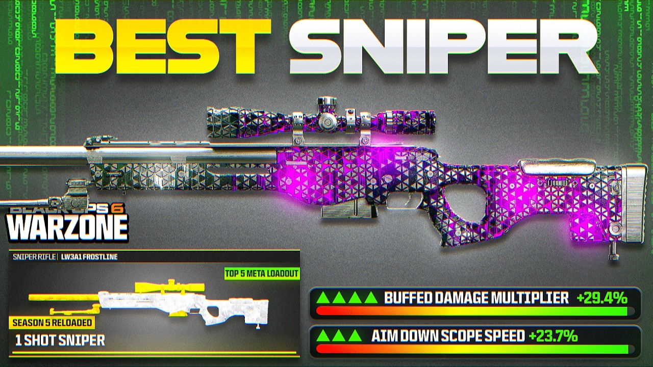 I Built the BEST ONE SHOT SNIPER META in WARZONE BO6! (Best Warzone 3 Sniper Class Loadout)