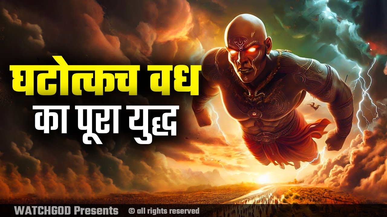 घटोत्कच वध - महाभारत का सबसे भयंकर युद्ध | Mahabharata Ghatotkach Vadh