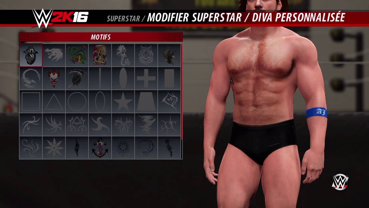How to create aj styles (Summerslam attire) and entrance+ finishers wwe 2k16