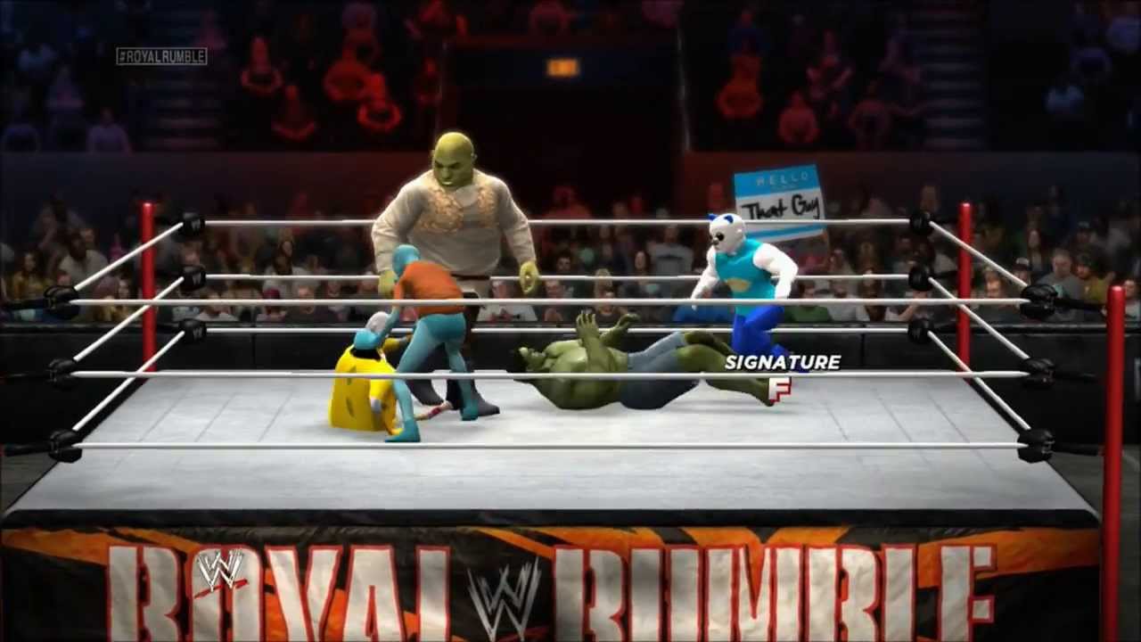 WWE 2K14 | Мультяшная Королевская битва - Часть 1