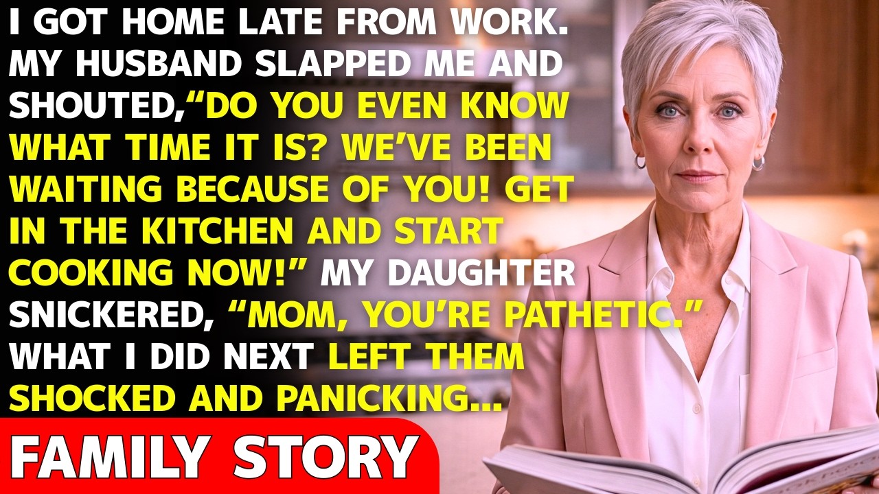 I Came Home Late. My Husband Slapped Me And Sent Me To The Kitchen. That’s When I Started Planning…