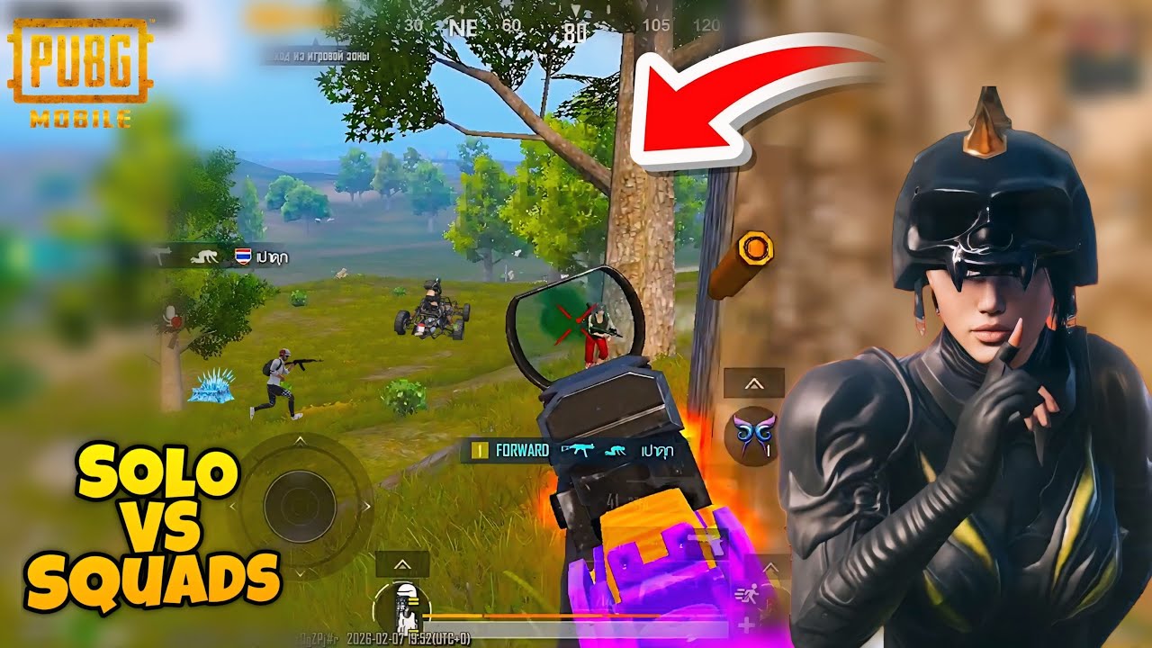 Solo vs Squads Pubg mobile iPhone 8+