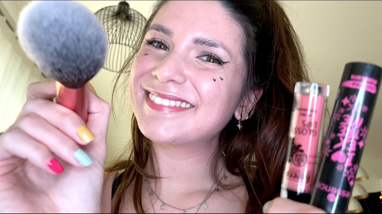 ASMR Doing Your Makeup in Bed (right before you fall asleep) - Personal Attention, English RP